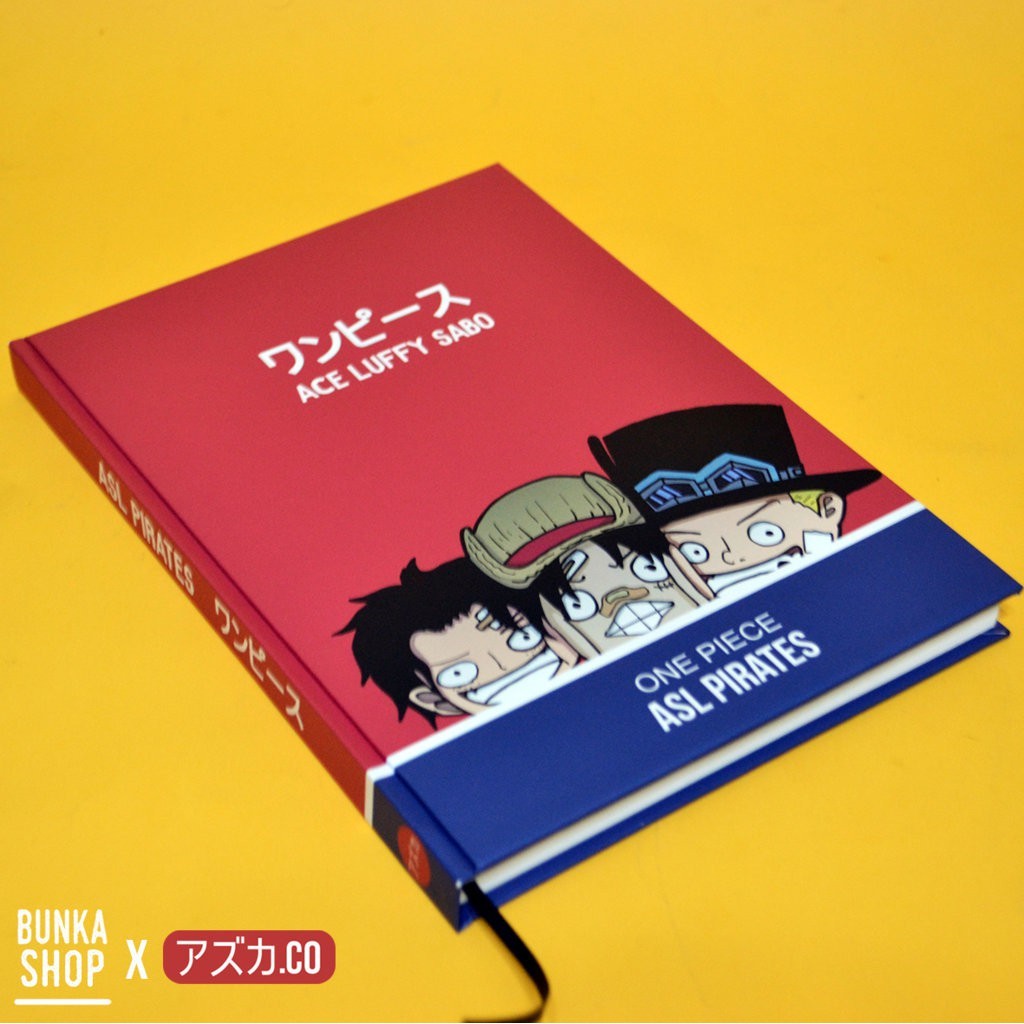 

Pocketnote Anime One Piece ASL Pirates Hardcover A6 Buku Tulis Catatan Murah