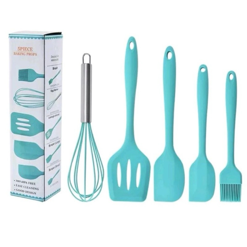 ⚡️CP⚡️SPATULA SILIKON 5in1 ANTI LENGKET ANTI LELEH