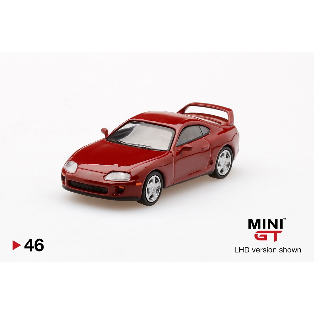 Mini GT Toyota Supra MK4 Renaissance Red RHD #46 RARE