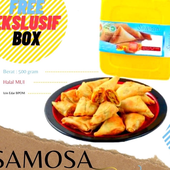 

XG34448 Samosa Kari India isi 25 Kemasan Box