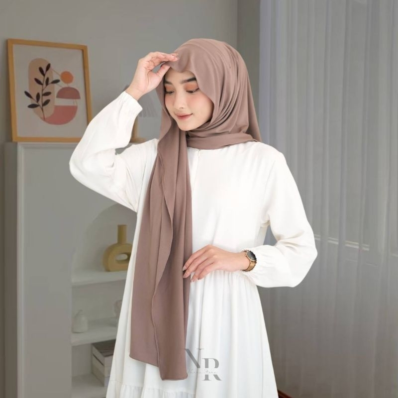 Pashmina Spandex LYCRA Bando Oval Premium 11 Warna