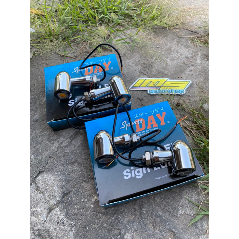 Lampu Sein Led Day Reteng Led Kapsul Stenlis Model Palu Riting Sen Palu Led Day