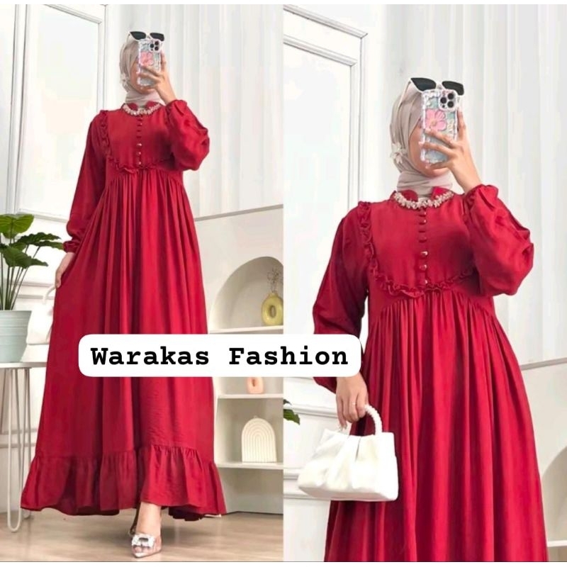 WF Jena Style Gamis Wanita Muslimah Kekinian