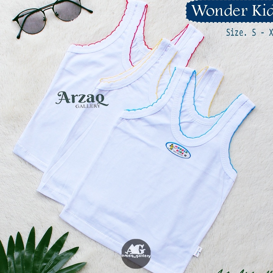 88 6 Pcs  SINGLET WONDER KIDS  Kaos Dalam Anak  Singlet  Kaos  Singlet Anak  Singlet Bayi  Kaos Dala