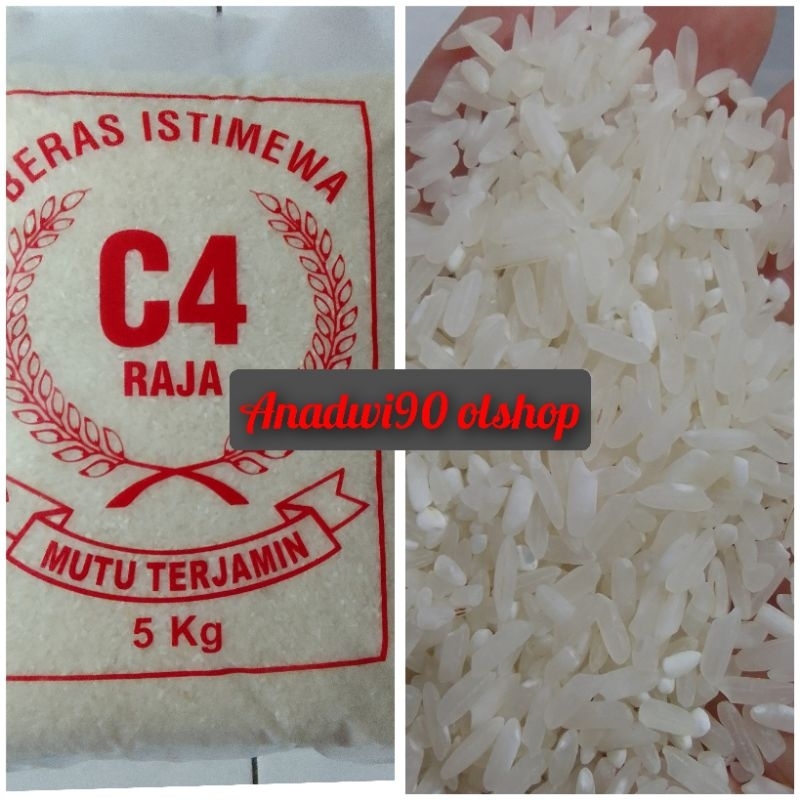 

ASLI BERAS C4 RAJA KEMASAN 5KG READY STOCK