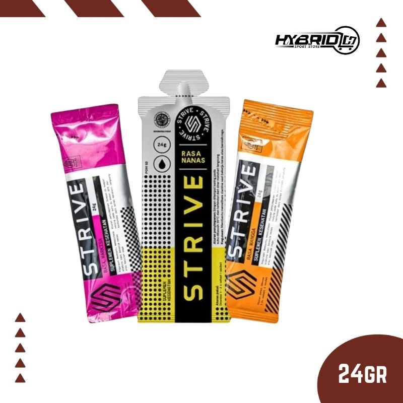 

Strive Energy gel suplemen Olahraga sepeda Lari hiking fitness 2pcs