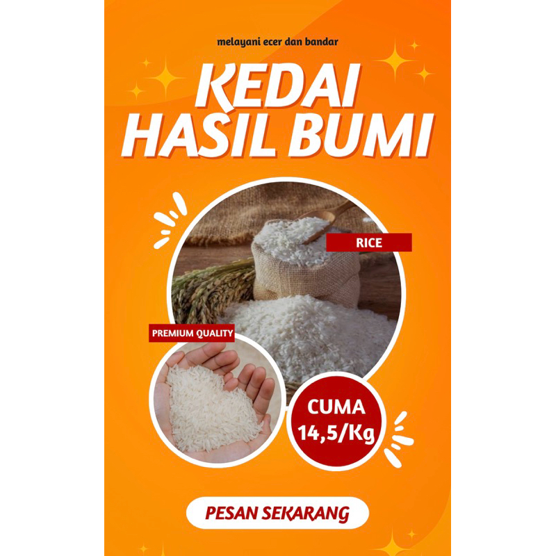 

BERAS PREMIUM MURAH, Beras putih, Beras bersih, Beras pulen