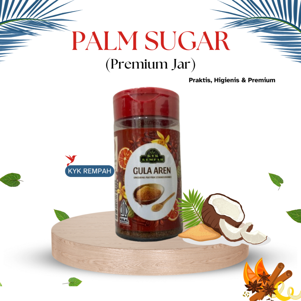 

Gula Aren Premium [ JAR ] | Palm Sugar Bumbu Dapur Praktis