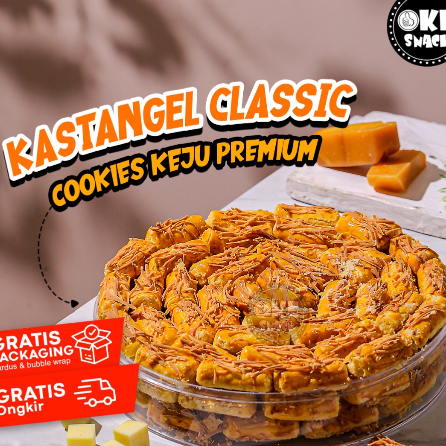 

Terbaru Oke Snack Kue Kering Premium Kastengel Classic