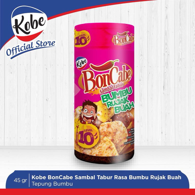 

Kobe Bon Cabe Sambal Tabur Bumbu Rujak Buah Level 10 Botol 45 gram