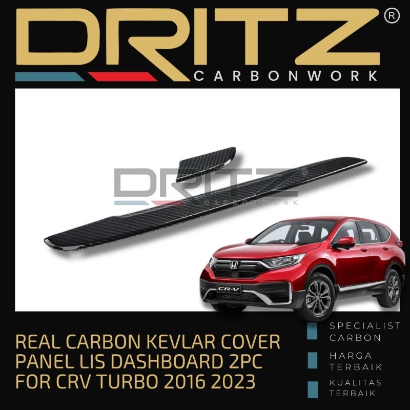 Carbon Kevlar Cover Panel List interior lis HONDA CRV Turbo 2016 2023 Aksesoris Karbon Mobil