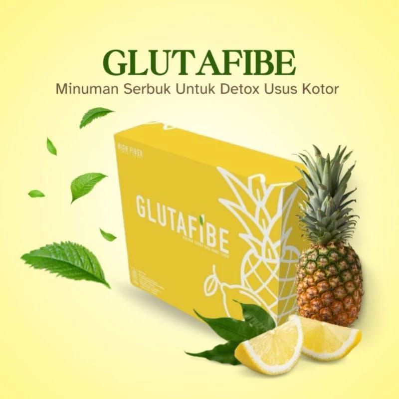 

GLUTAFIBE SERBUK MINUMAN EKSTRAK, UNTUK CUCI USUS RASA NANAS LEMON, 100% ORIGINAL BY DOKTER CAHYO