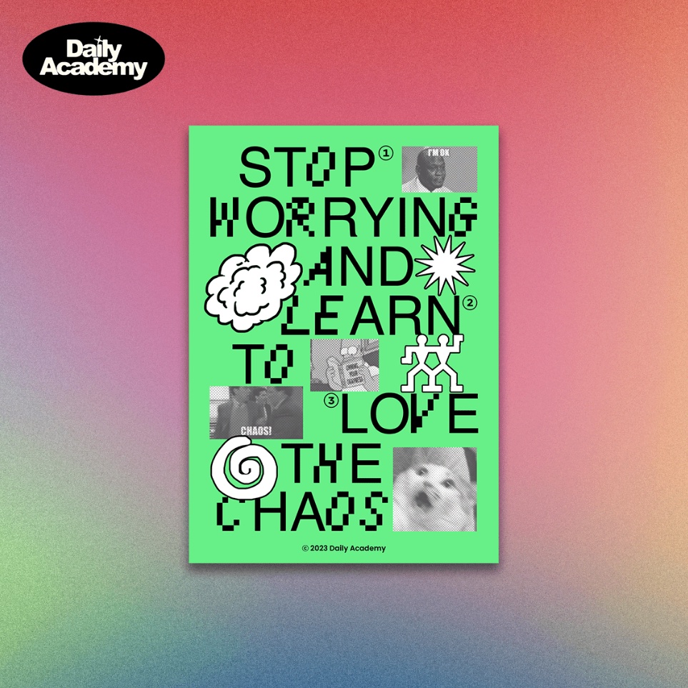 

Model Populer Love The Chaos Postcard Daily Academy