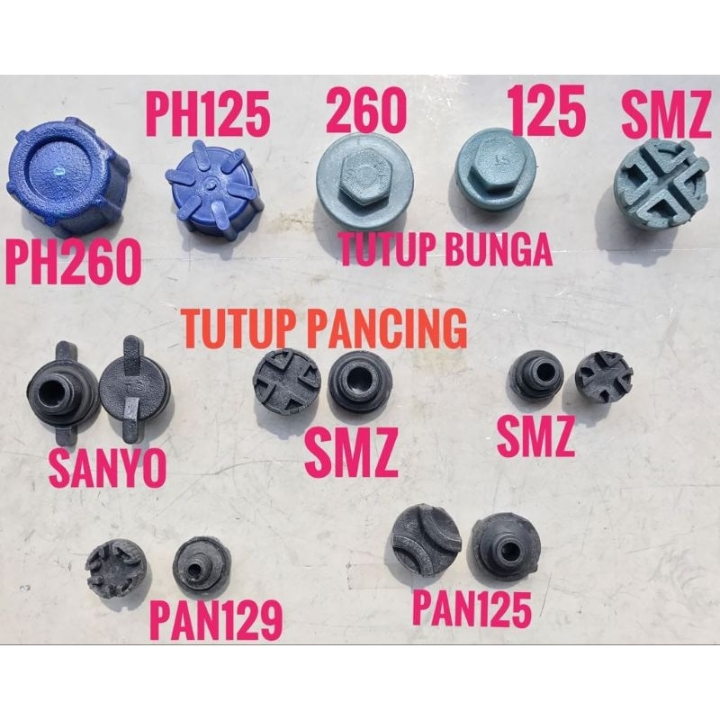 tutup pancing pompa air mesin