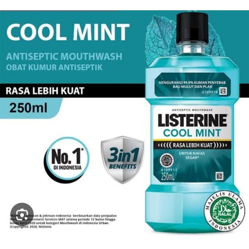 

OBAT KUMUR ANTISEPCTIC LISTERIN 250ml