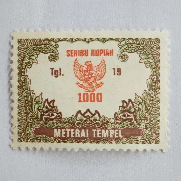 

Ready Siap Kirim materai Rp1 asli tahun 199 1994