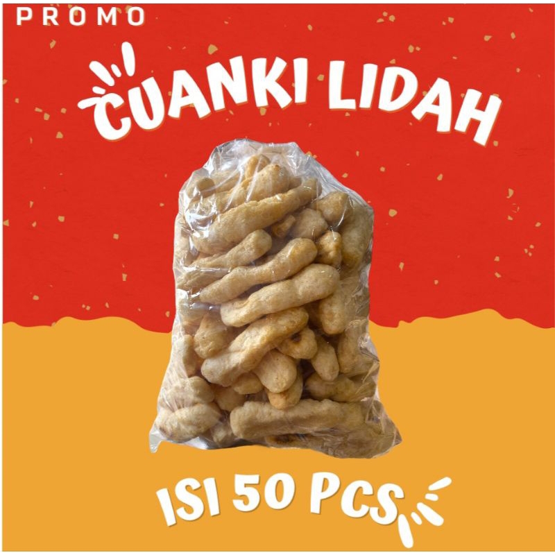 

CUANKI LIDAH JUMBO 50PCS TOPING BASO ACI DAN SEBLAK