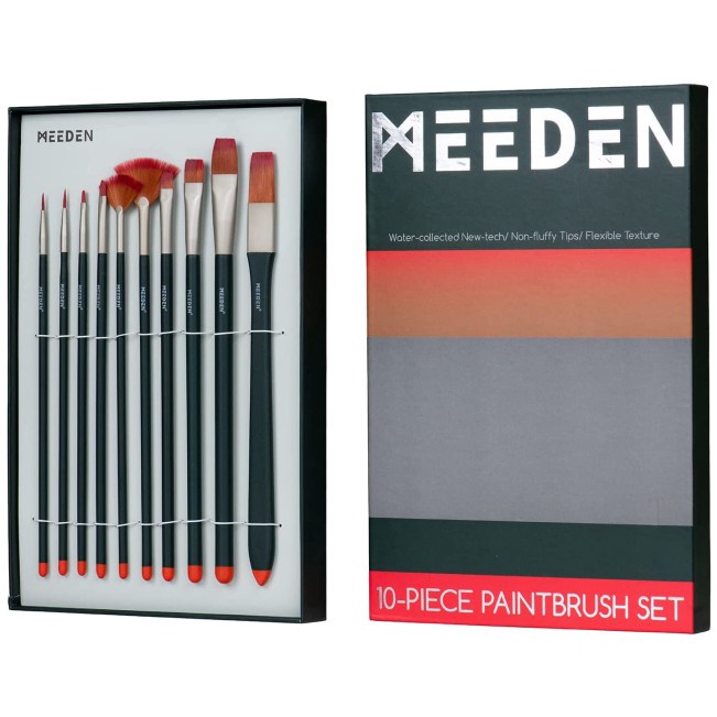 

Pasti Datang Kuas Lukis Meeden Acrylic Paint Brush Set 1 Synthetic Long Handle