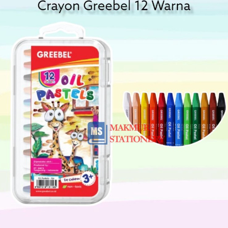 

Dapatkan Hari Ini Crayon Kerayon Greebel 12 Warna Oil Pastel