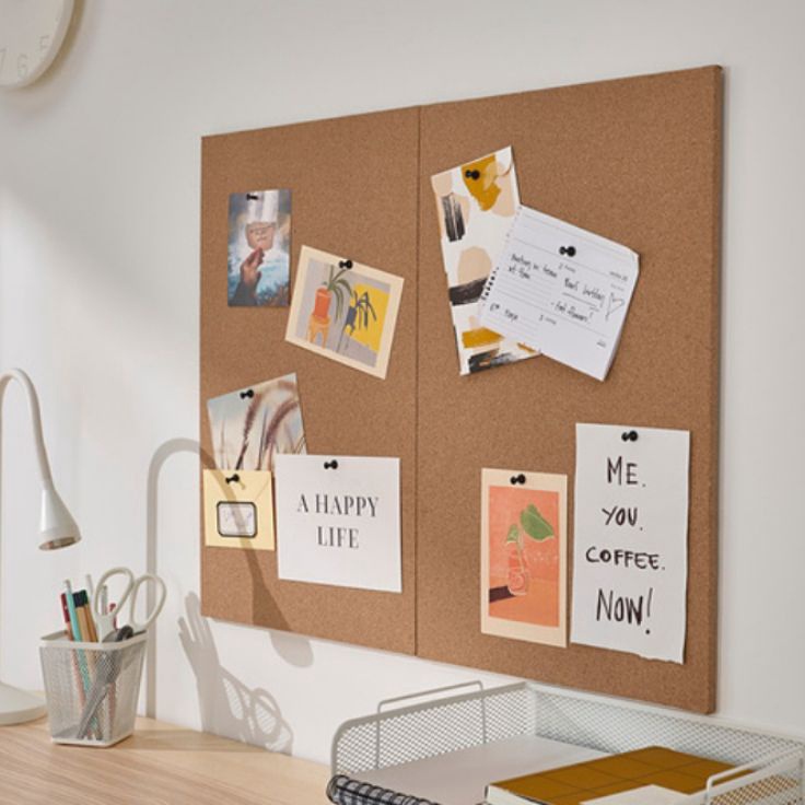 

Get Surprise Flonsa papan gabus dengan pin papan memo mading cork board with pins 33 x 52 cm papan mading papan pengumuman