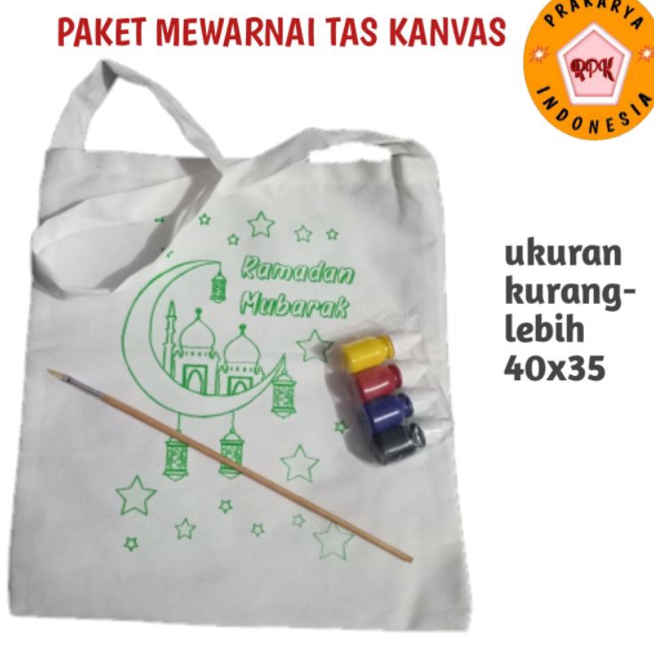 

Fast Sale Tas Kanvas lukis paket mewarnai