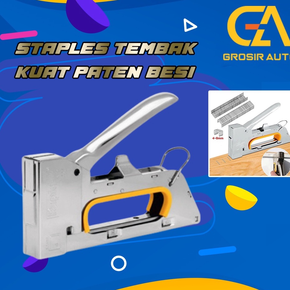 

Pusat Garansi Staples Tembak Staple Gun Tacker Jok Motor Steples Stepler Tembak Top