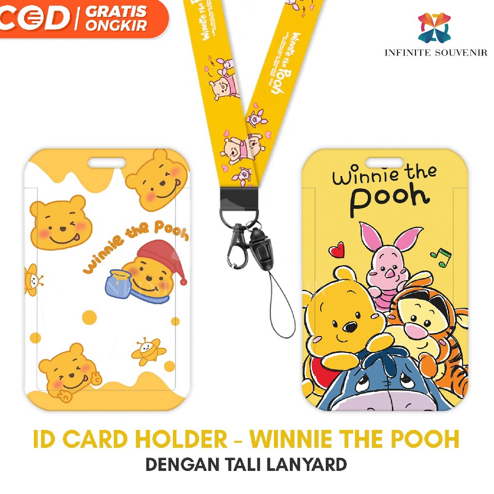 

Murah Viral N4 Winnie The Pooh Name Tag Card Holder Motif Winnie Lucu dengan Tali Lanyard ID Card Holder Tali Gantungan Disney Pooh Nametag Tempat Kartu Flazz Emoney