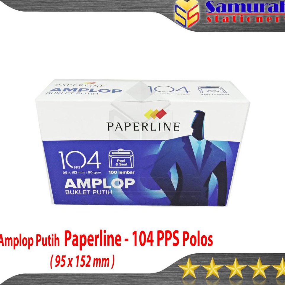 

Serba Unik Amplop Kertas Putih Polos Paperline 14 pps isi 1 95 x 152 mm isi 1 8 Gsm Kecil