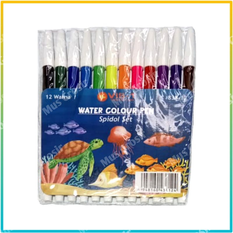 Spidol Warna Warni Set Spidol 12 Warna Lengkap