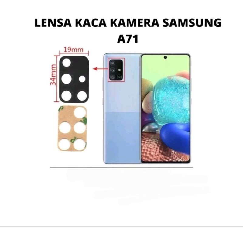 KACA KAMERA LENSA CAMERA SAMSUNG A71 A715 BARU
