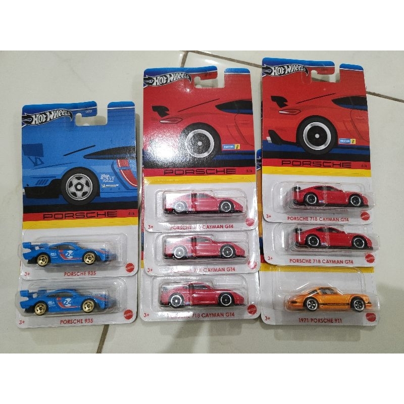 Hotwheels Porsche 935 7188 cayman gt4 porsche 911
