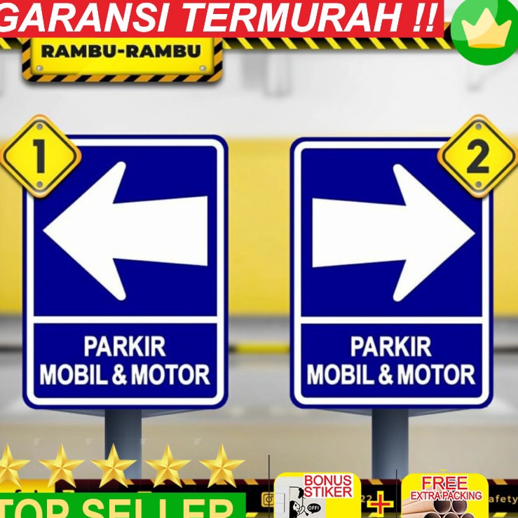 

Murah Terlaris Murah Rambu Rambu Parkir Mobil dan Motor bisa custom 2x3cm Keren