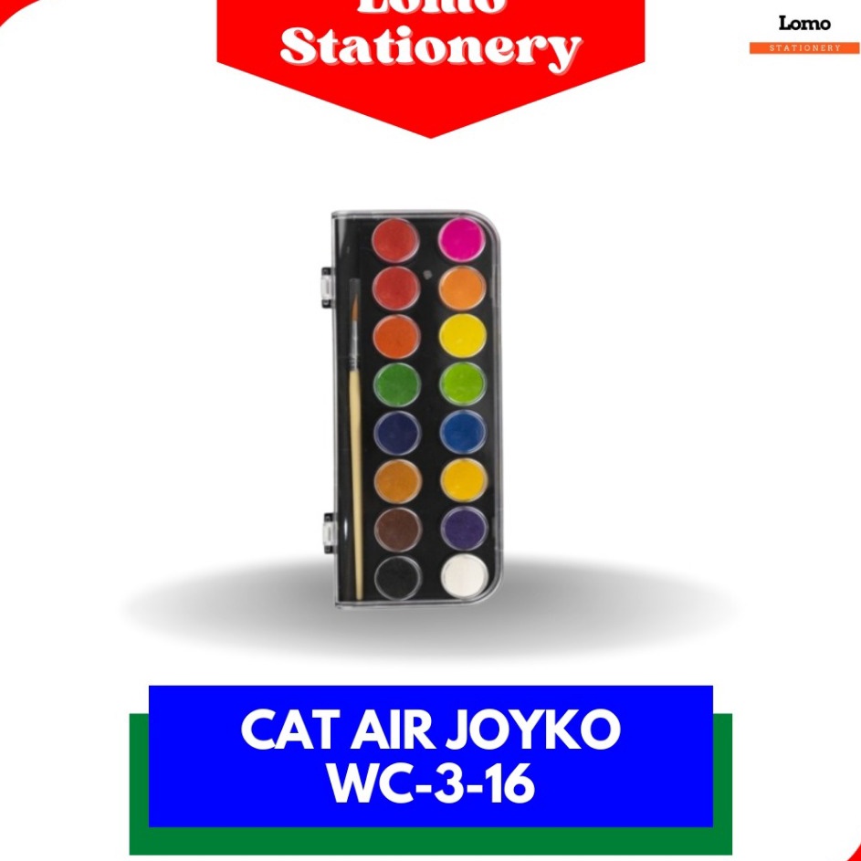 

Murah Khusus Watercolor Set Cat Air Joyko WC3