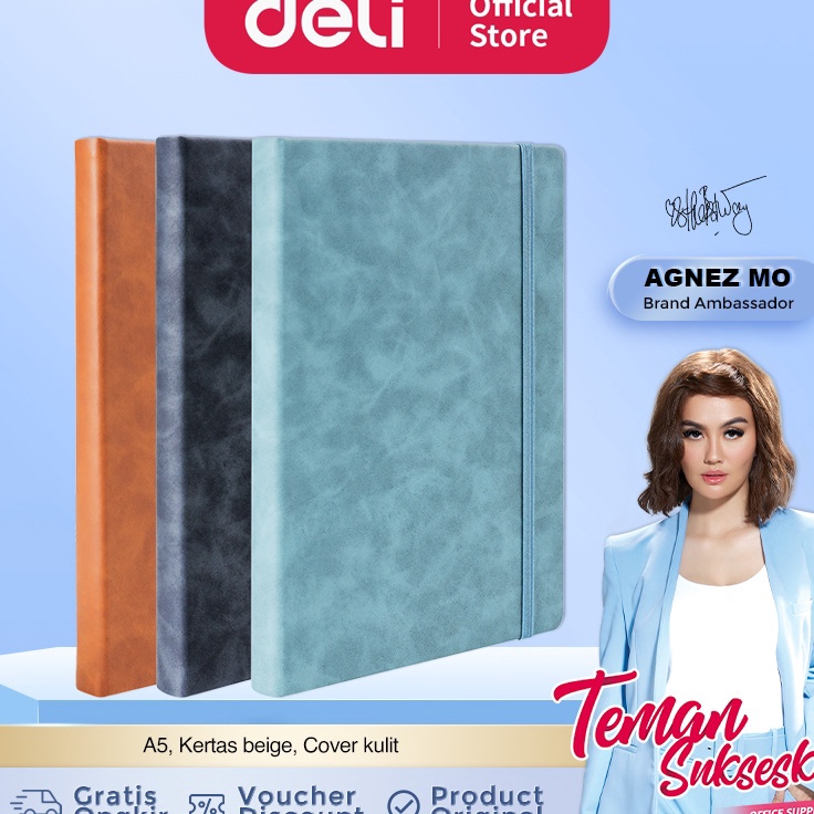 

Hot Promo Deli Leather Cover Notebook Buku Catatan Sampul Kulit 96 12 Halaman Kertas Tebal ENXX