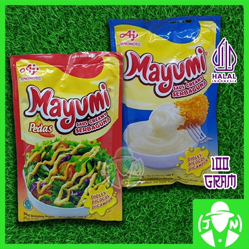 

All Variant - Mayumi Saus Mayo Original Pedas Sachet 100g Mayonnaise Mayonais Halal