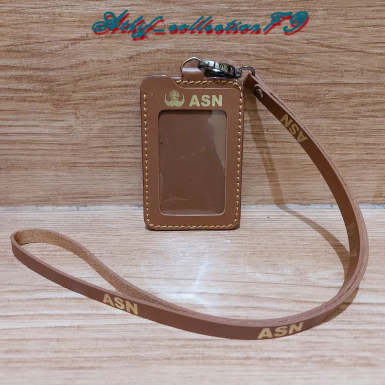KODE S18D Tempat Id Card ASN Korpri Holder Id Card Kulit Korpri ASN PNS