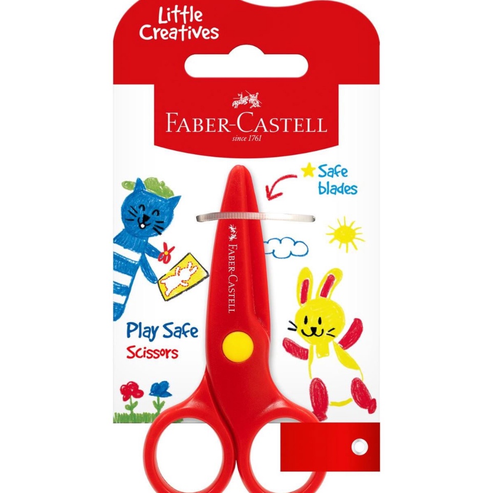 

Kirim Hari Ini Faber Castell Play Safe Scissors Gunting Plastik Mainan Anak