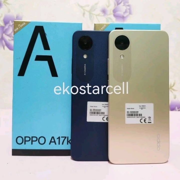 OPPO A17K 3/64GB SECOND FULLSET