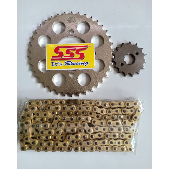 gear gir Set Sss 415 428 rantai Gold Ninja 15 R Ninja15 RR v X1L6