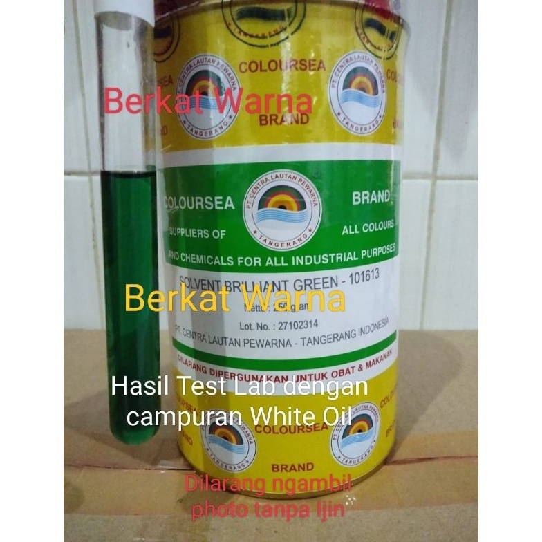 

KODE H88L Pewarna Minyak Solvent Brilliant Green 11613 Coloursea Powder