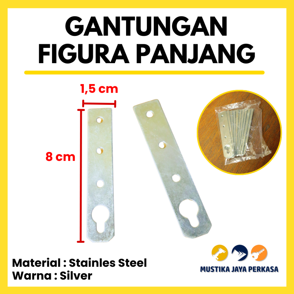 Gantungan Vigura Panjang / Plat Pigura Vigura Figura