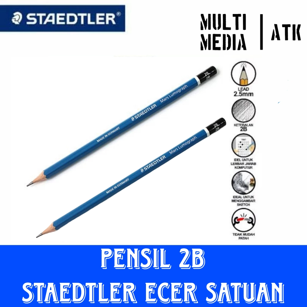 

PENSIL 2B STAEDTLER ECER SATUAN