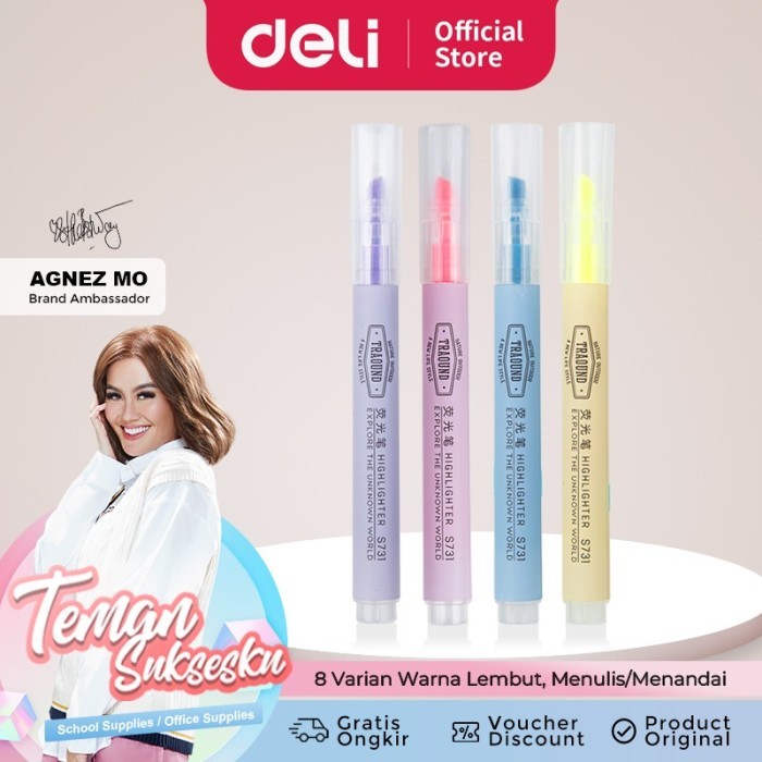 

Highlighter Deli S731 Traound Candy Desain