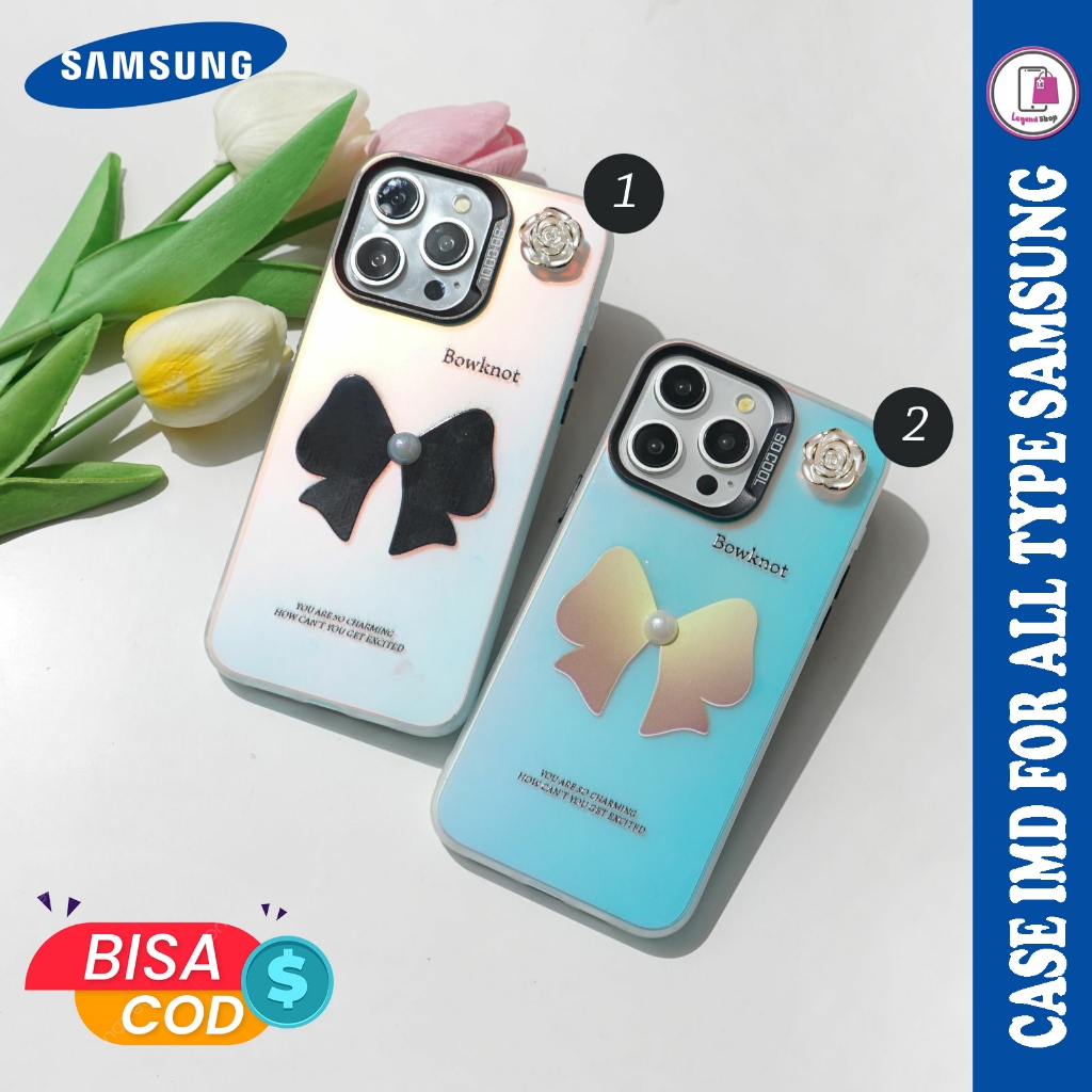 CASE HOLOGRAM MOTIF FLOWER AND DIAMOND LUCU IMD-04 FOR SAMSUNG S A02 S A02S/ S A03S S A03 S A03 CORE