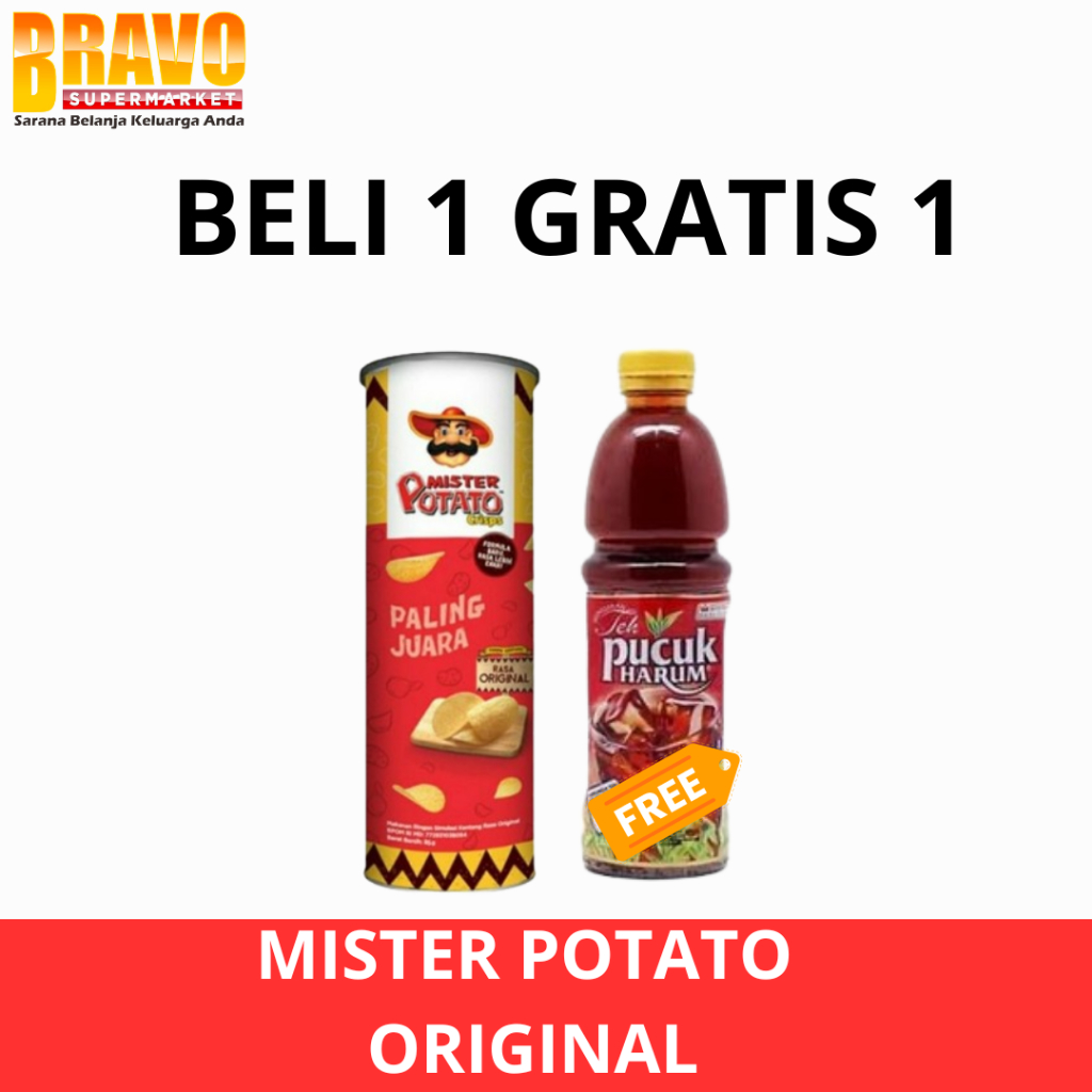 

Bravo Bojonegoro - MISTER POTATO CRISPS 80GR