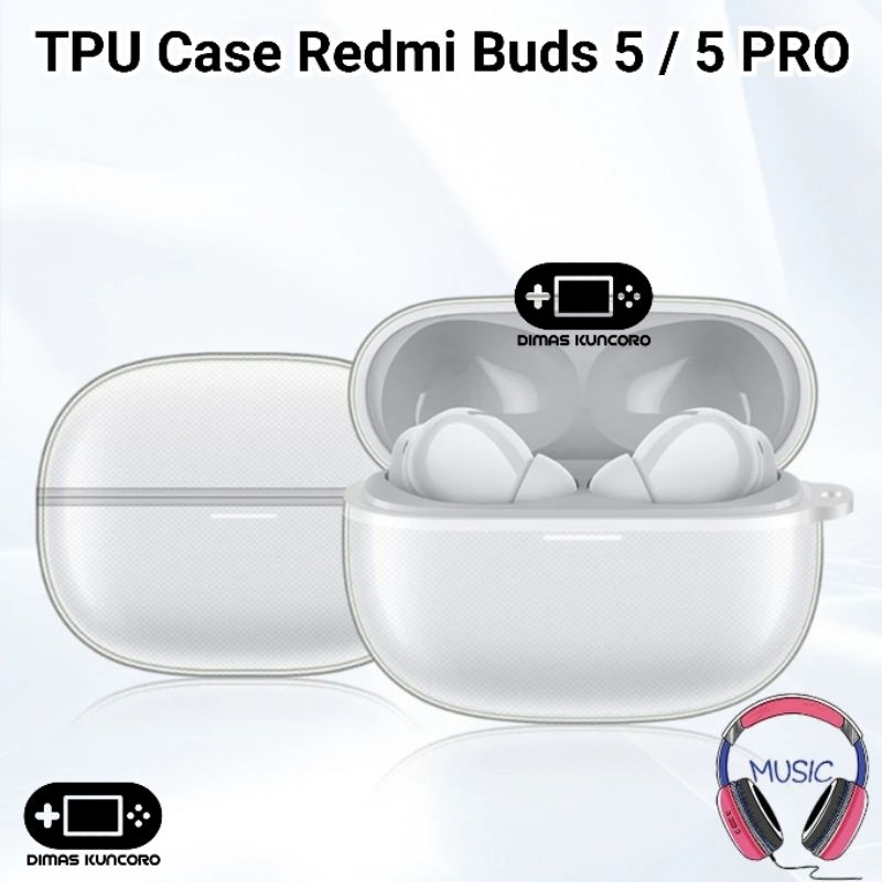 TPU Case Redmi Buds 5 / 5 PRO silicone silikon soft xiaomi cover casing