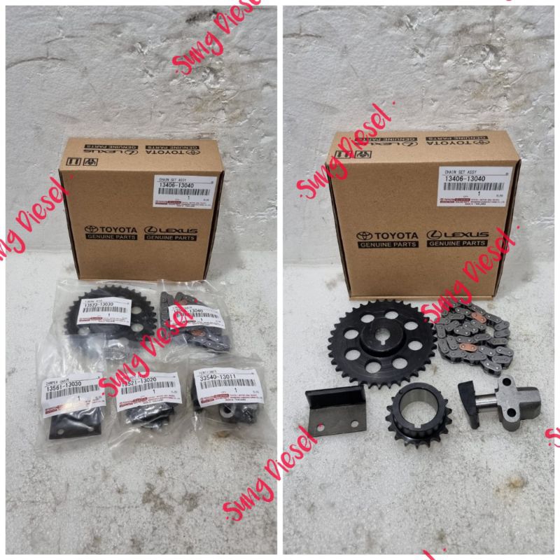 timing chain set kijang 5k 7k