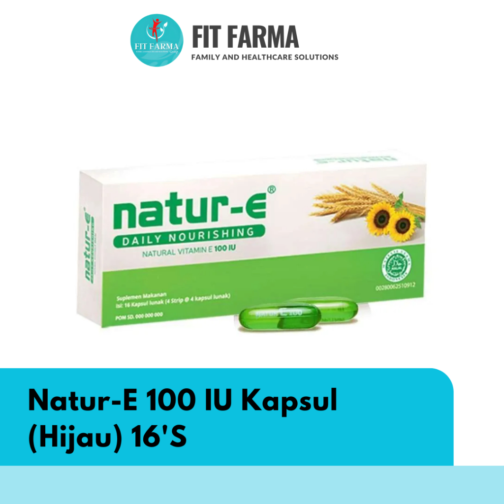 Natur-E 100 IU Kapsul (Hijau) 16'S
