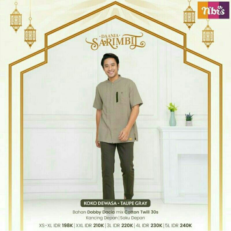 Dannia koko taupe grey