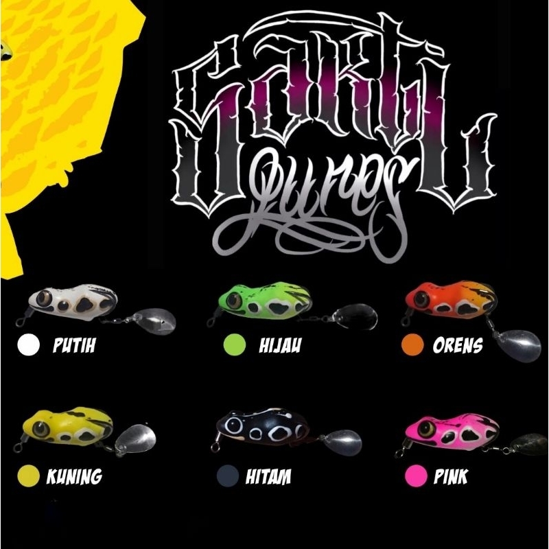SOFT FROG / SAKTI LURE / SOFT FROG LANGSING